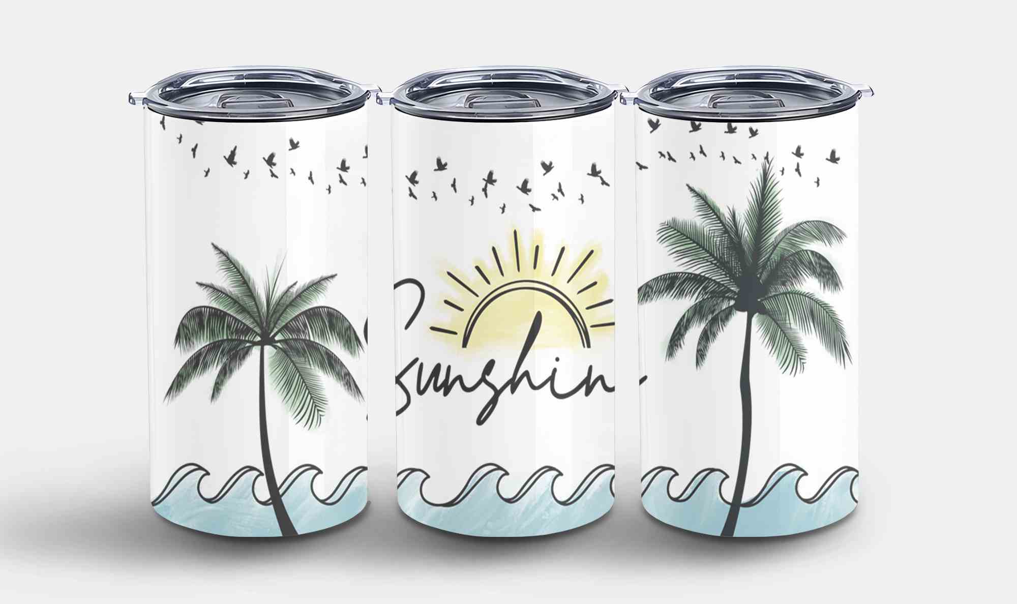 Sunshine Palm Trees-10690